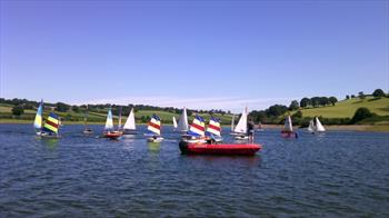 Great fun learning to sail at Wimbleball Lake