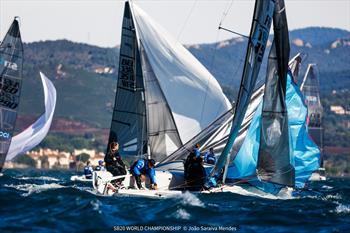 SB20 World Championship at Hyères Day 1