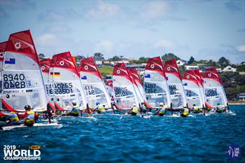 O'Pen BIC Worlds 2019 at Manly Bay, Auckland day 1